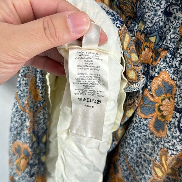 Free People Teegan Printed Mini Dress Sky Combo- Size Small- NWT - Picture 6 of 7